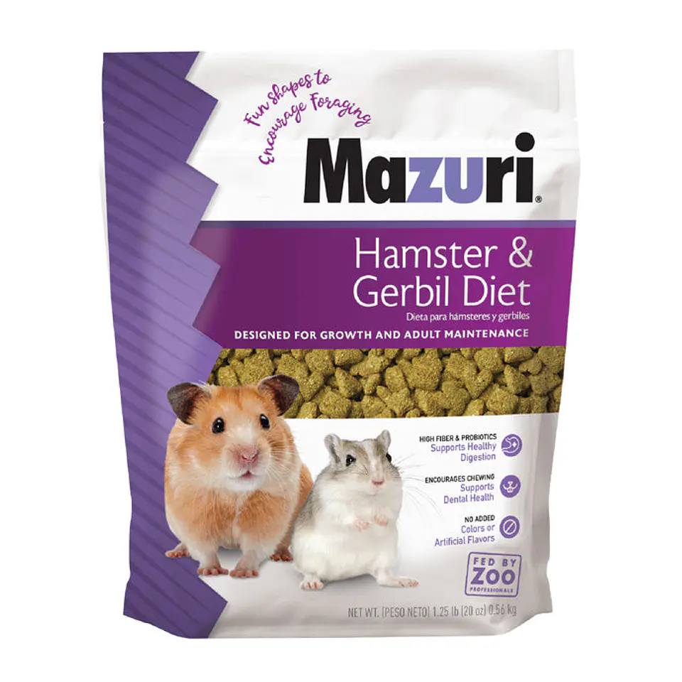 Mazuri Hamter y Gerbil Diet  1