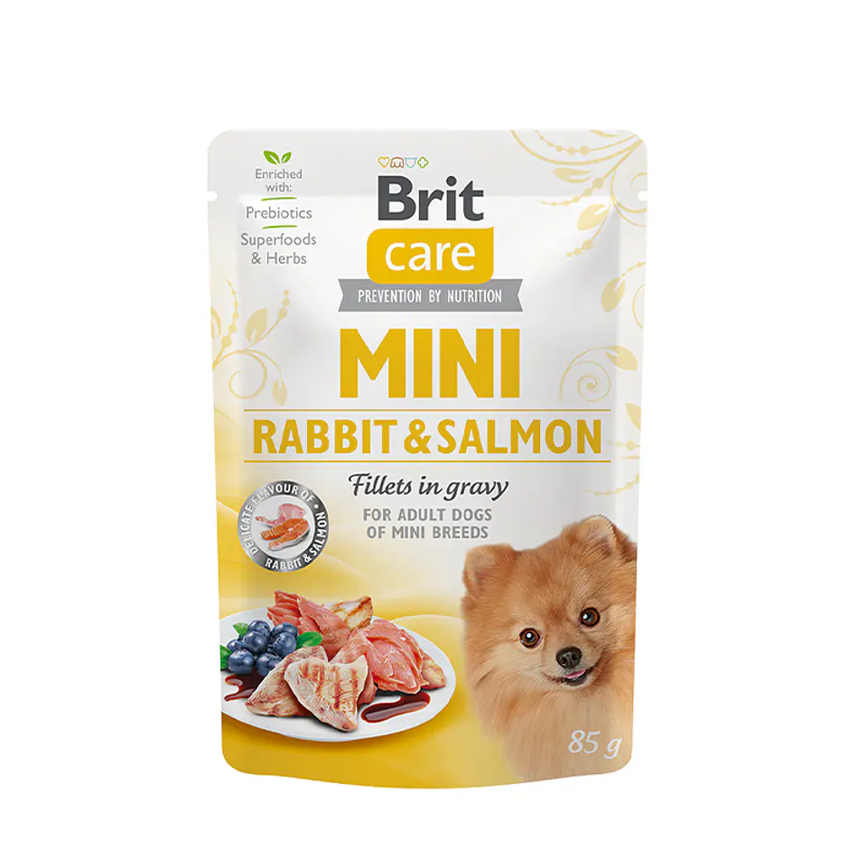 Brit Care Mini For Dogs 85Grs Rabbit & Salmon 1