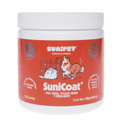 SuniCoat Piel y Pelaje 70 Gomitas 