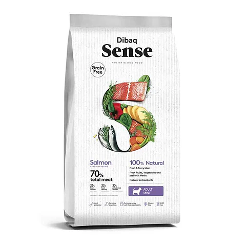 Sense Alimento Mini Adulto Salmon Libre de Granos 
