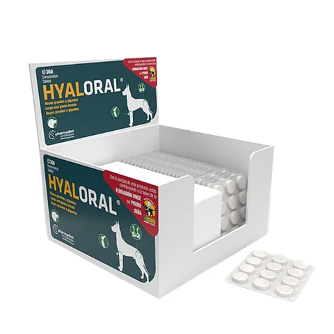 Hyaloral Salud Articular Condoprotector Razas Medianas a Grande 1 Blister