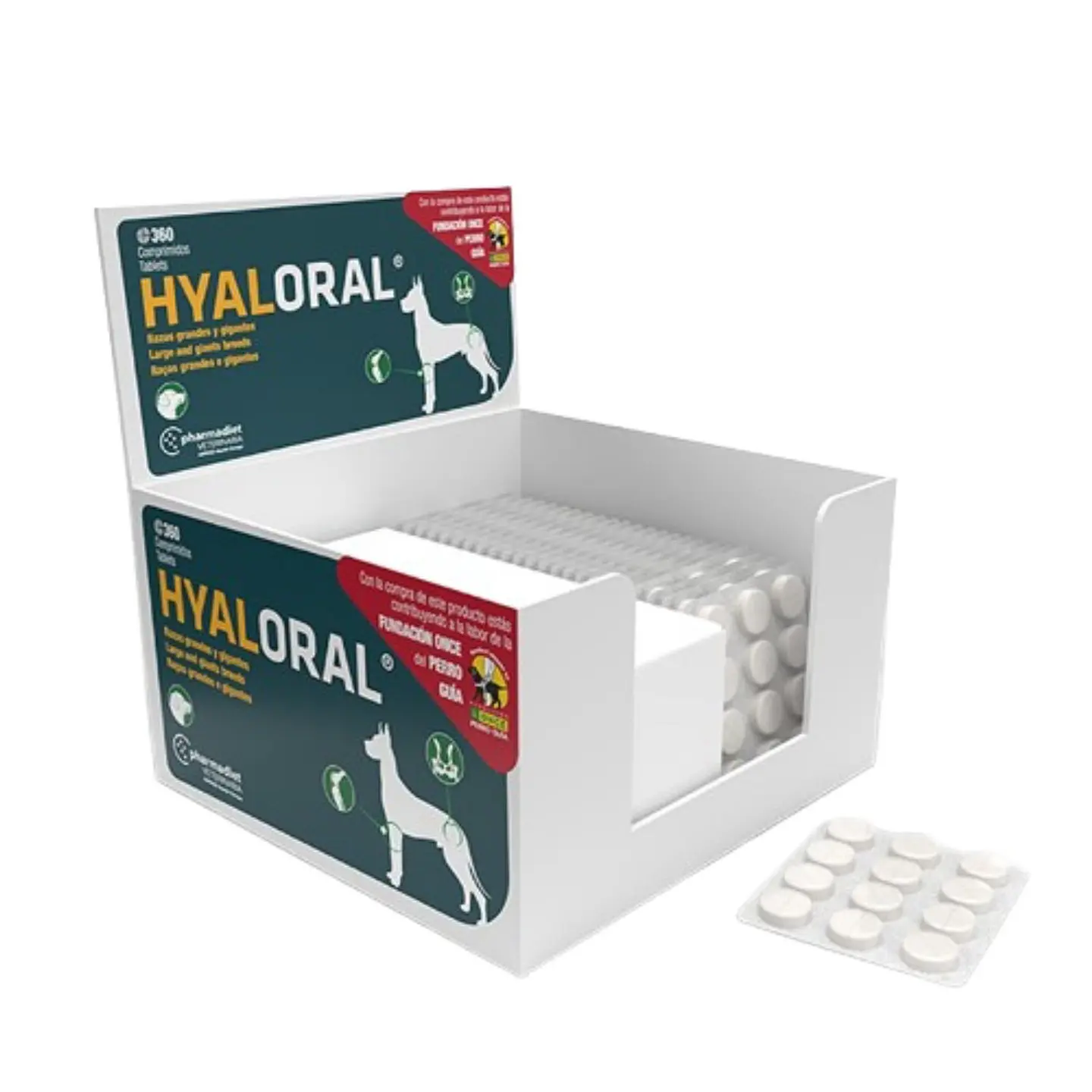 Hyaloral Salud Articular Condoprotector Razas Medianas a Grande 1 Blister 1