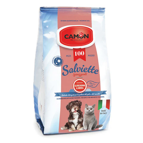 Toallitas Humedas Clorhexdina y Mirra 100un (Canjea hasta 4000PB)