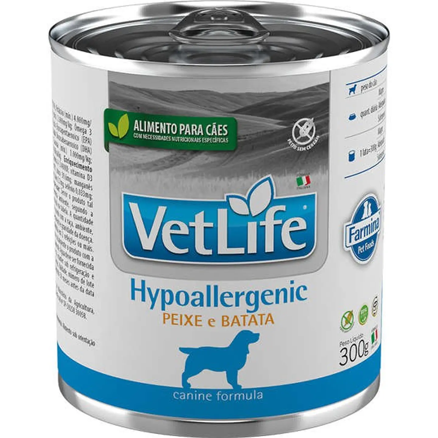 VetLife Comida Humeda Hypoallergenic Pescado Papa 300 grs  1