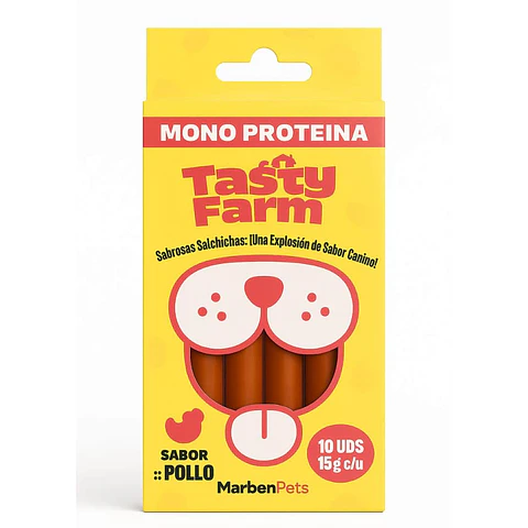 Tasty Farm Salchichas Monoproteicas 15grs