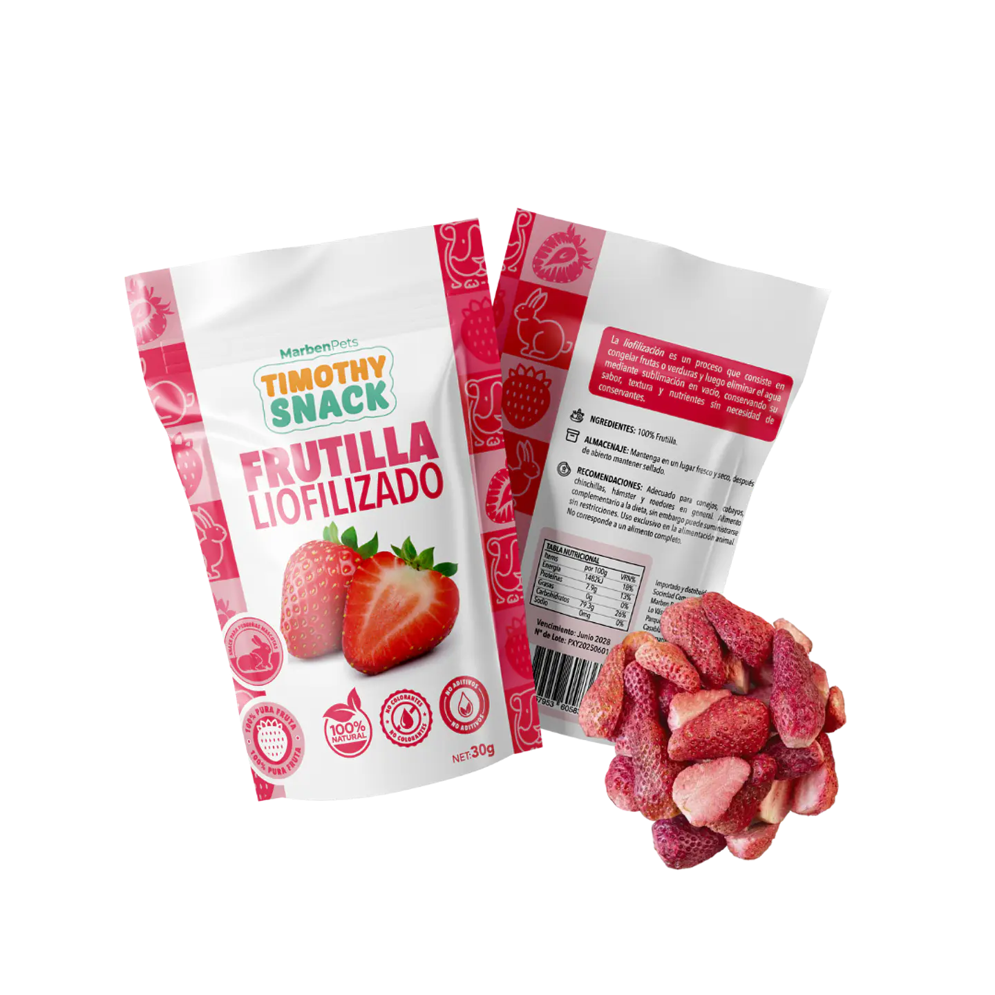 Snack Liofilizado Pequeñas Mascotas 3
