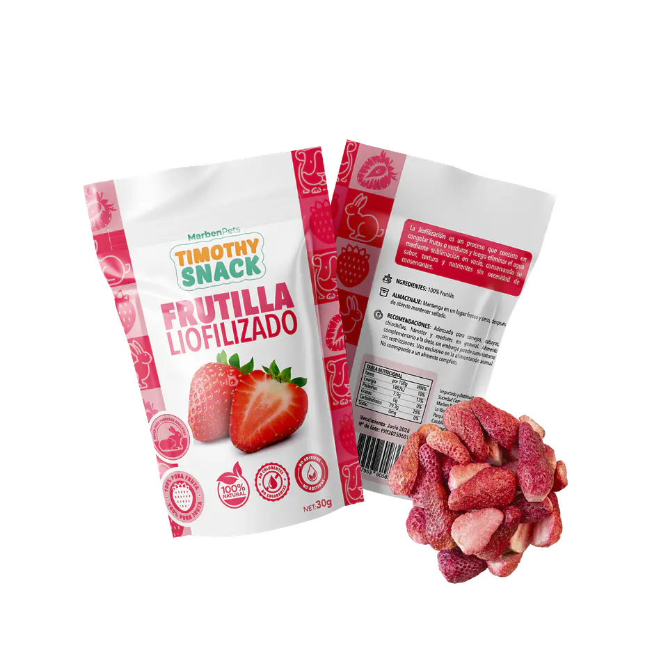 Snack Liofilizado Pequeñas Mascotas 3