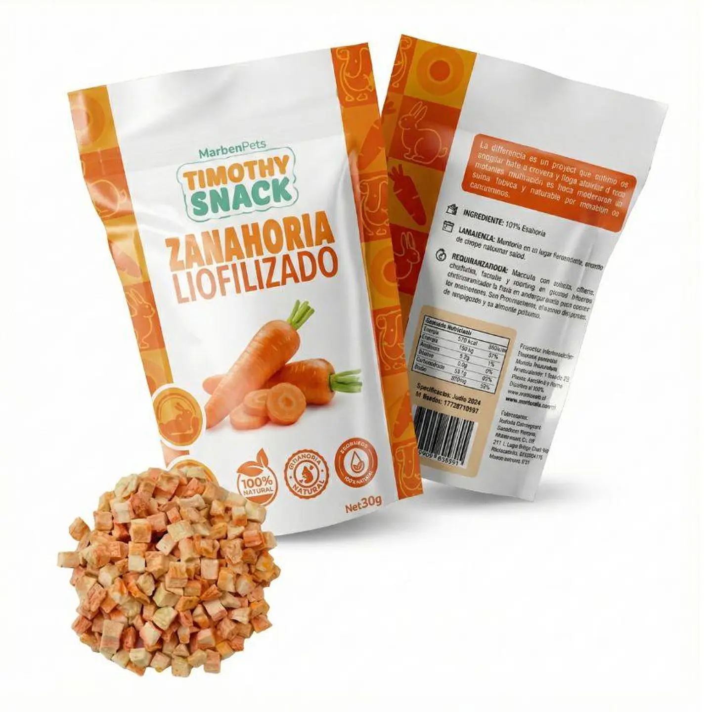 Snack Liofilizado Pequeñas Mascotas 7