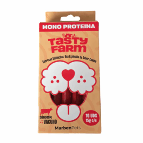 Tasty Farm Salchichas Monoproteicas 15grs