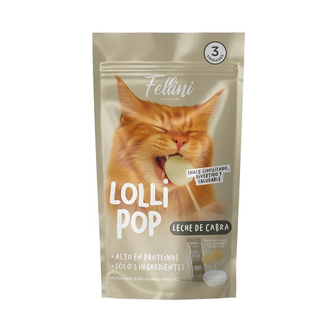 Snack Fellini Lollipop 3 Unidades