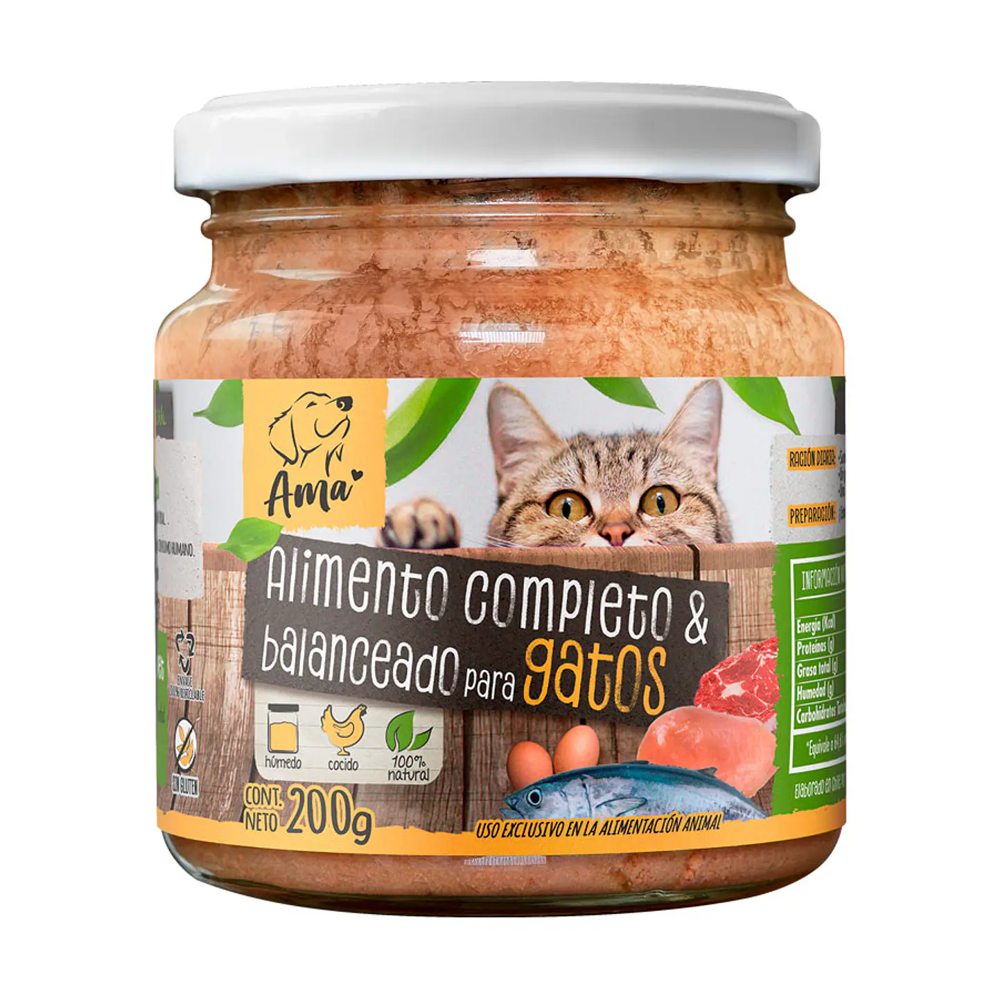 Ama Para Gatos Adultos 200grs   1