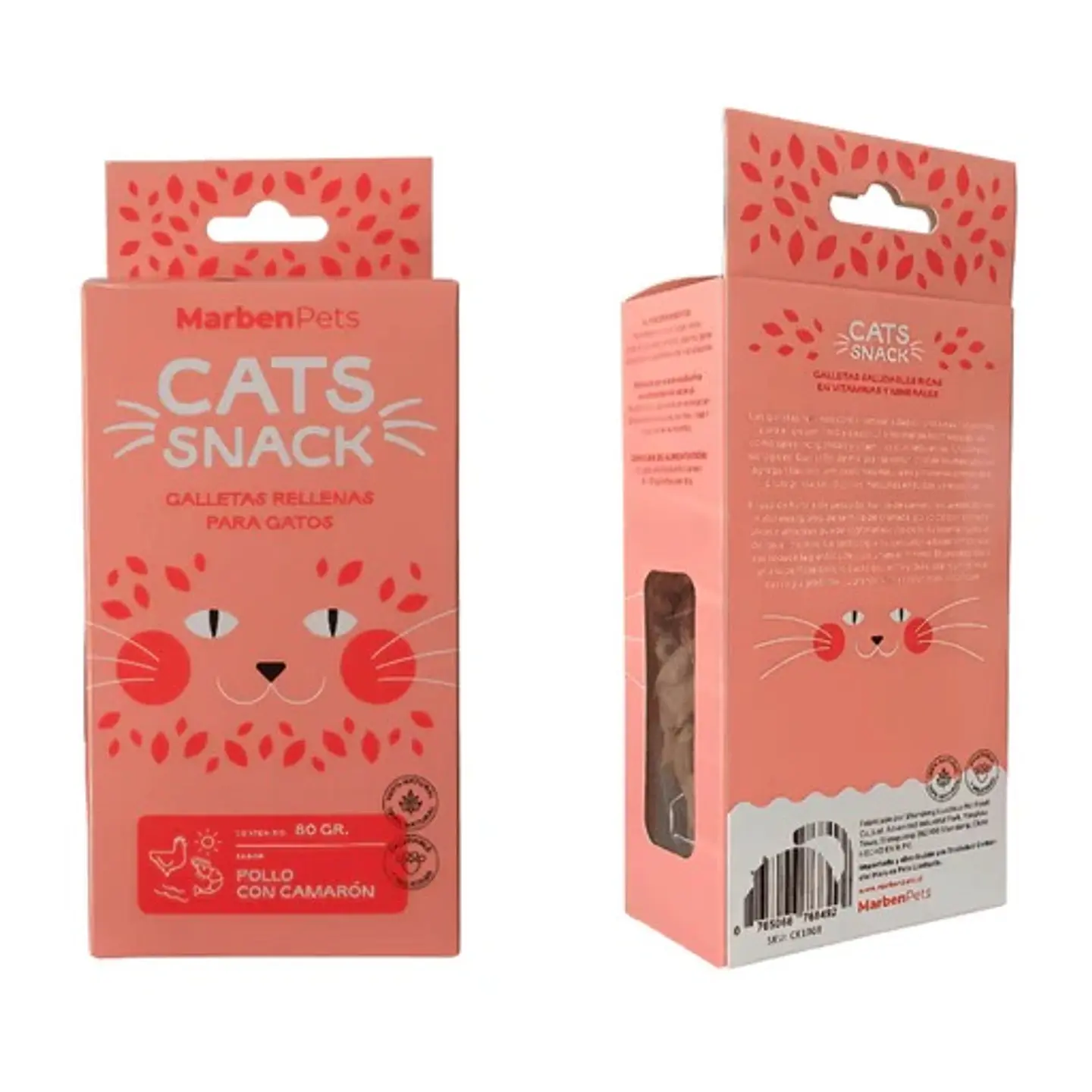 Cats Snack Galleta Rellena 80grs 3