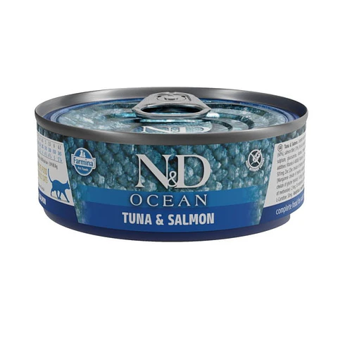 ND Cat Ocean Tuna And Salmon 80 Grs 