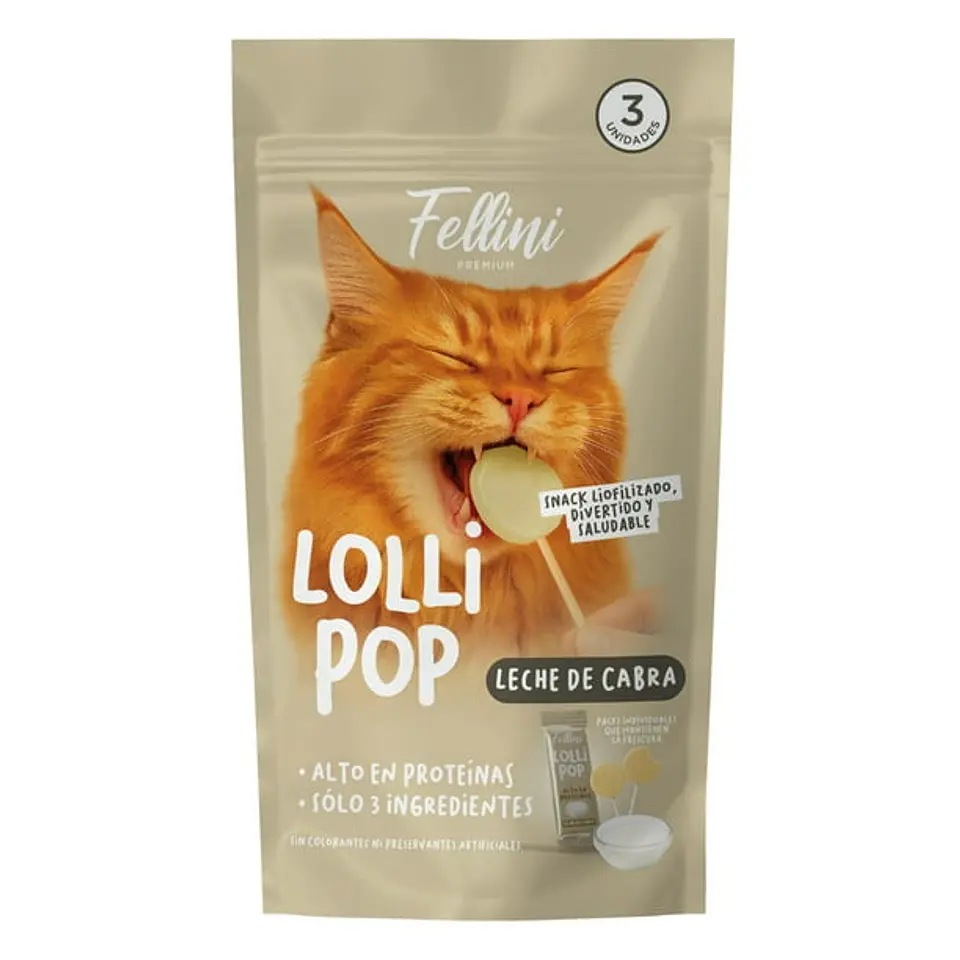 Snack Fellini Lollipop 3 Unidades 2