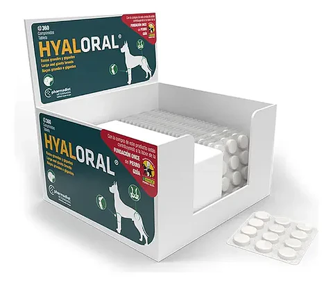 Hyaloral Salud Articular Condoprotector Razas Medianas a Grande 1 Blister