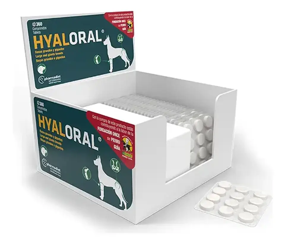 Hyaloral Salud Articular Condoprotector Razas Medianas a Grande 1 Blister 1