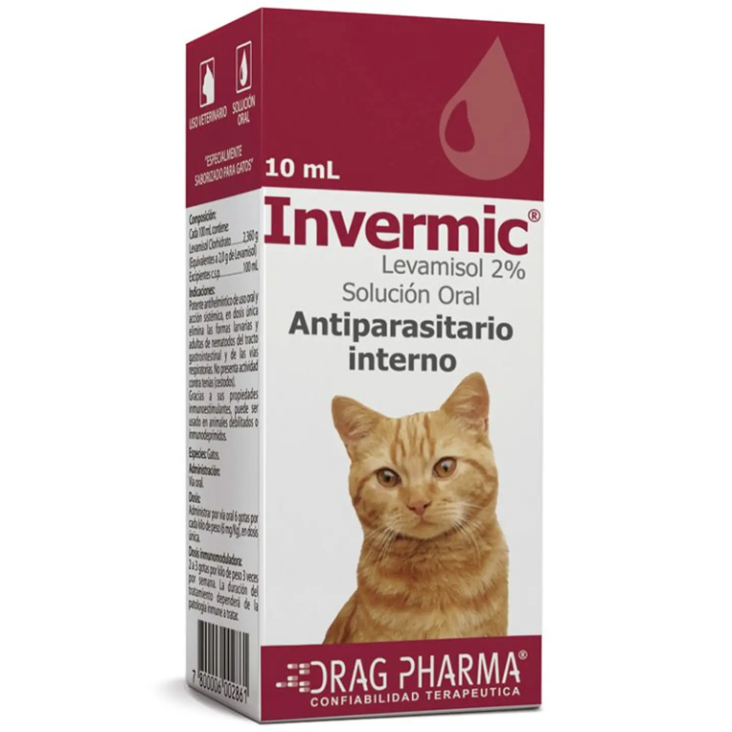 Antiparasitario interno Invermic - Gato 1