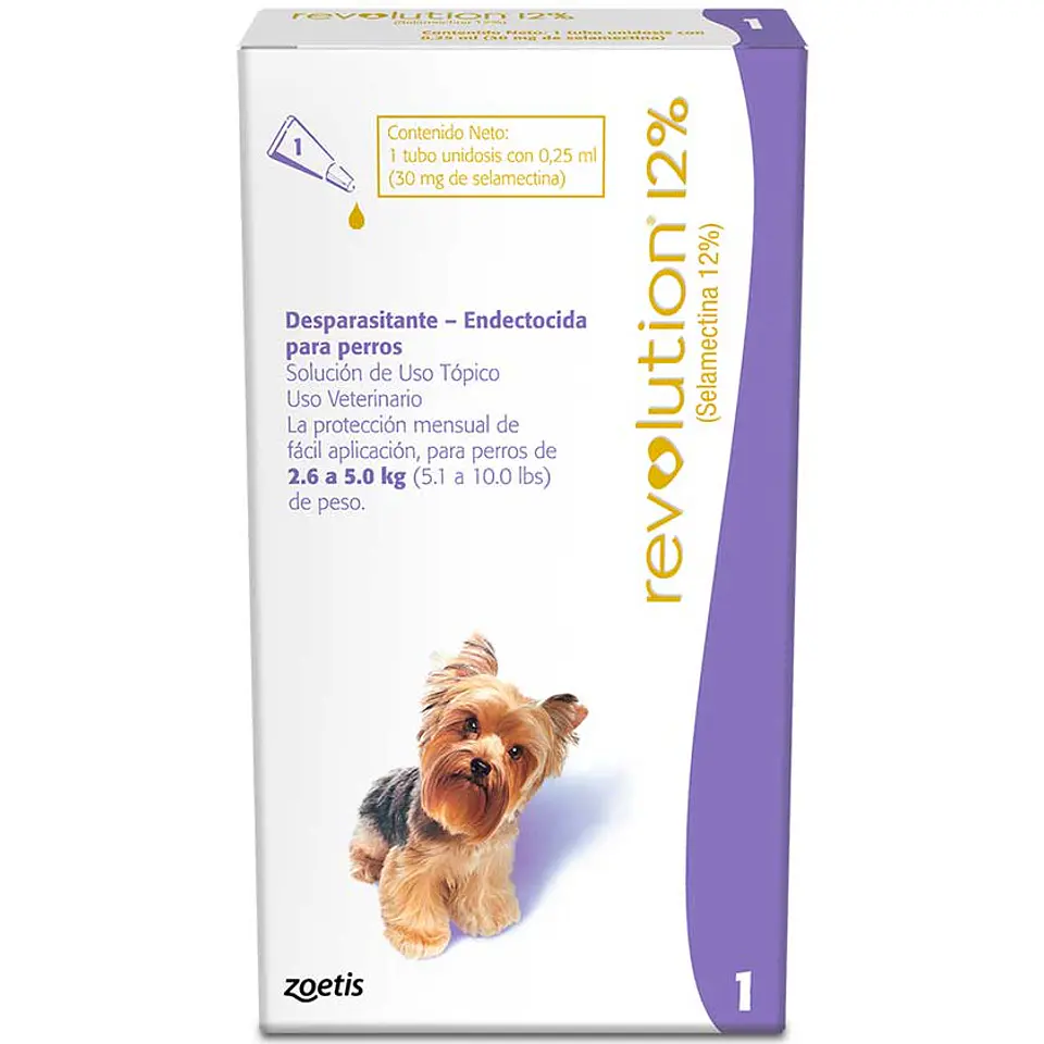 Revolution 12% Desparasitante Endectocida Para Perros 1