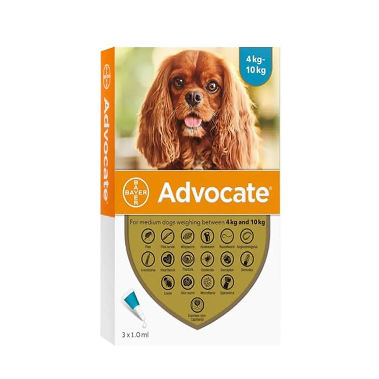 Advocate Perro Antiparasitario Interno y externo 1