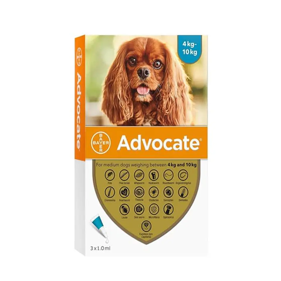 Advocate Perro Antiparasitario Interno y externo 1