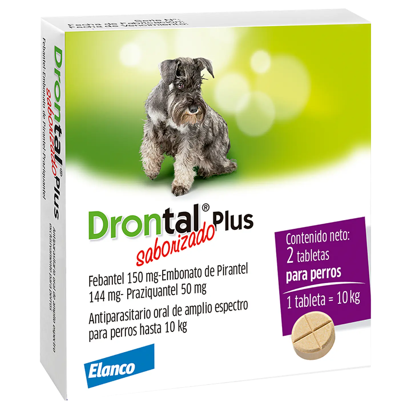 Drontal Pluss - Antiparasitario Interno Perro 10Kg  1