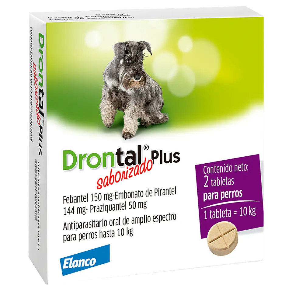 Drontal Pluss - Antiparasitario Interno Perro 10Kg  1