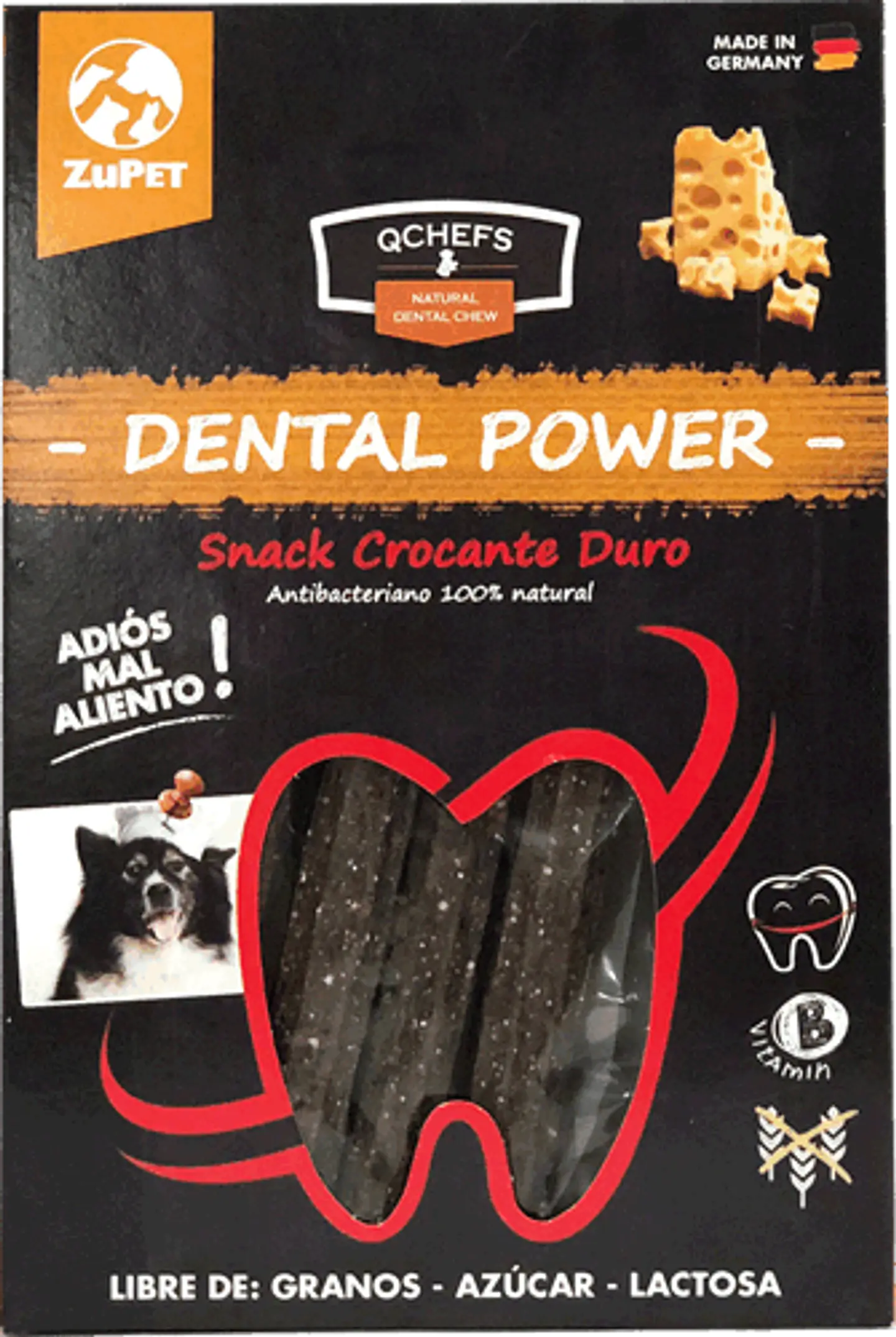 Qchefs Dental Snack Crocante Duro Perro 72 GR  1