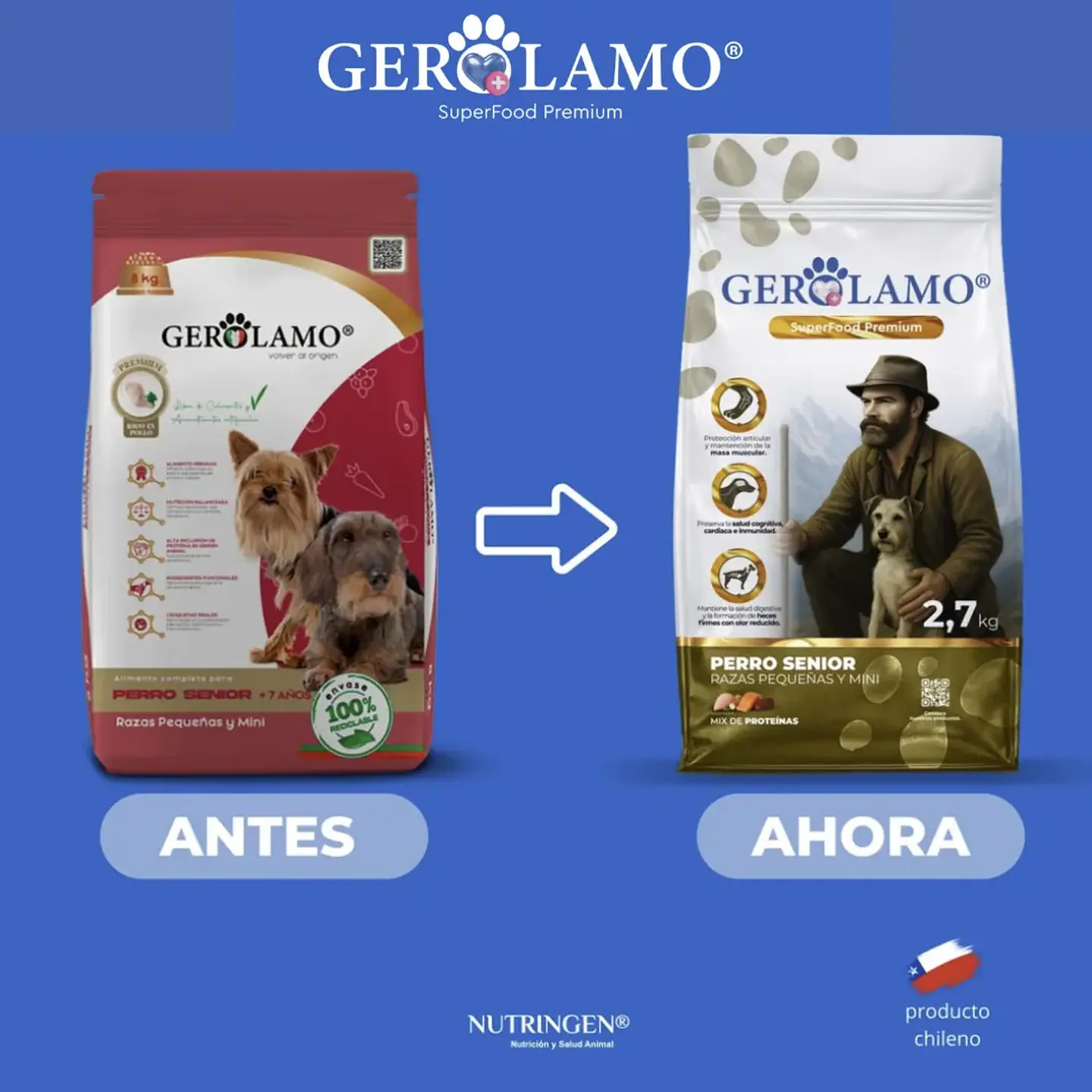 Gerolamo Senior Raza Pequeña 2.7K  2
