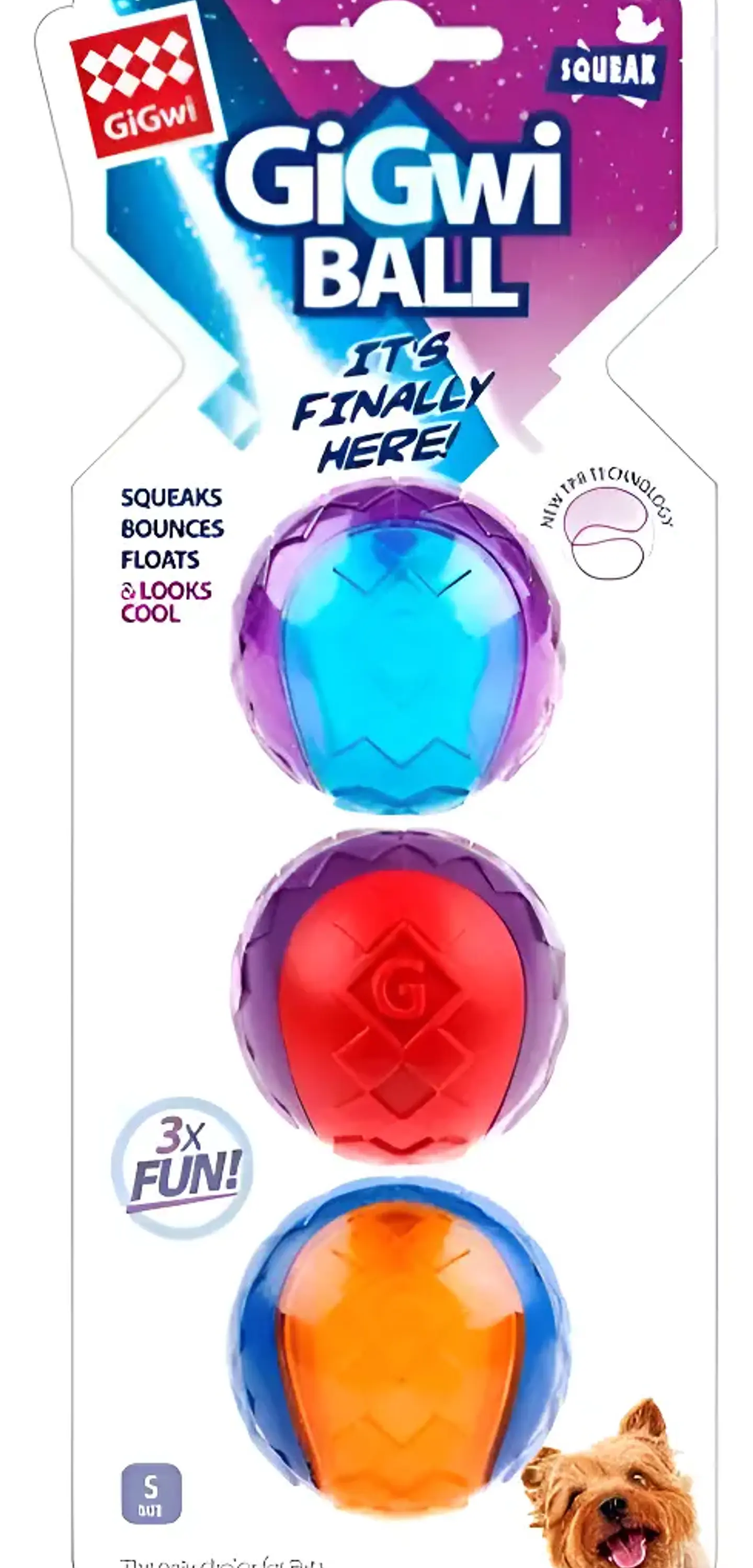 Pelotas Squeaker S 3 Unidades 2