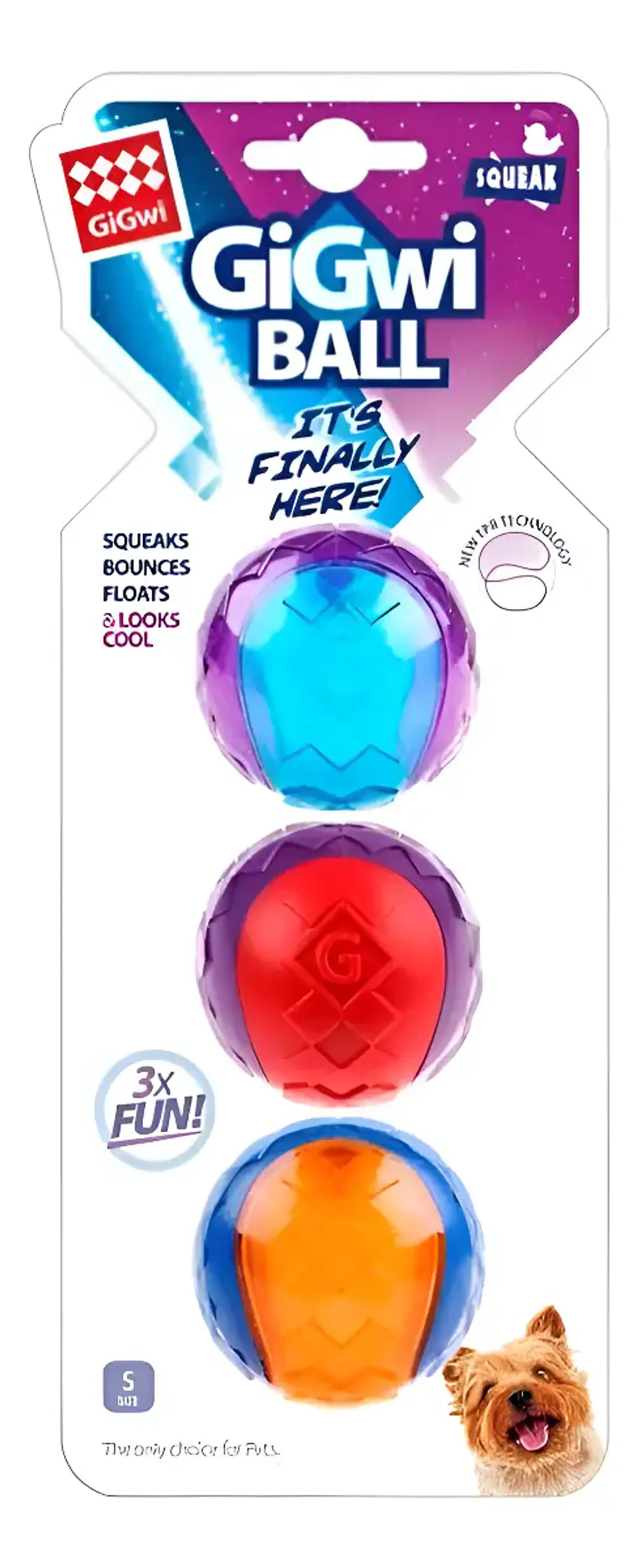 Pelotas Squeaker S 3 Unidades 2