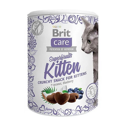 Brit Care Snack SuperFruits Kitten 100Grs 
