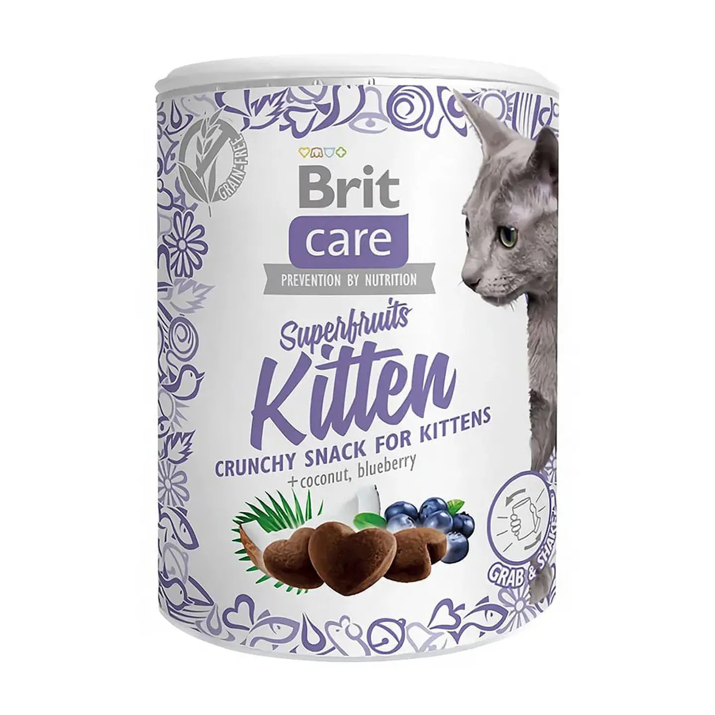 Brit Care Snack SuperFruits Kitten 100Grs  1