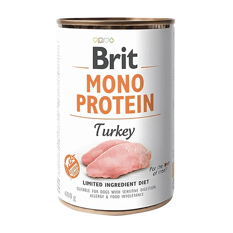 Brit Pate Mono Protein Turkey 400 grs 