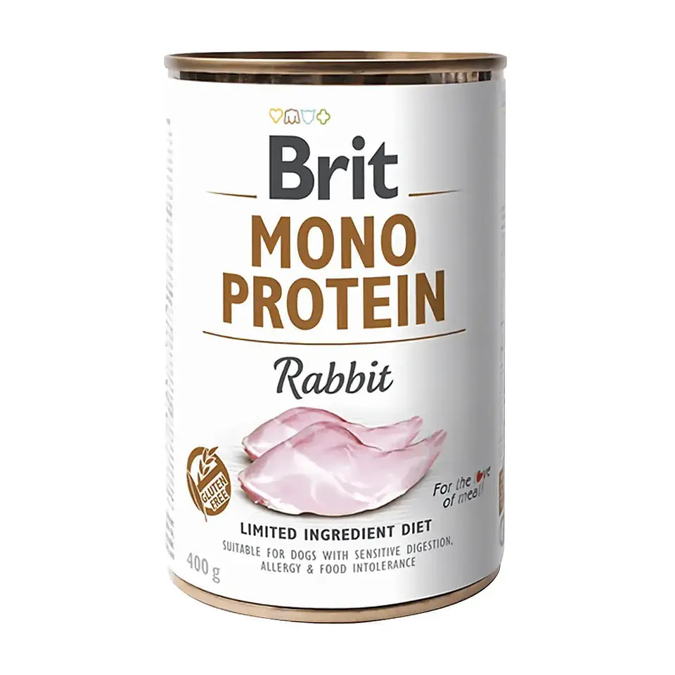 Brit Mono Protein Rabbit 400 Grs  1