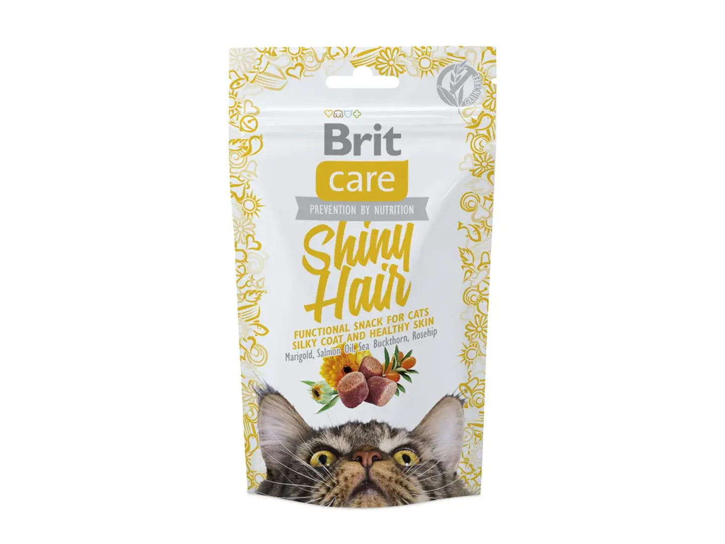 Brit Care Snack Shiny Hair 50grs  1