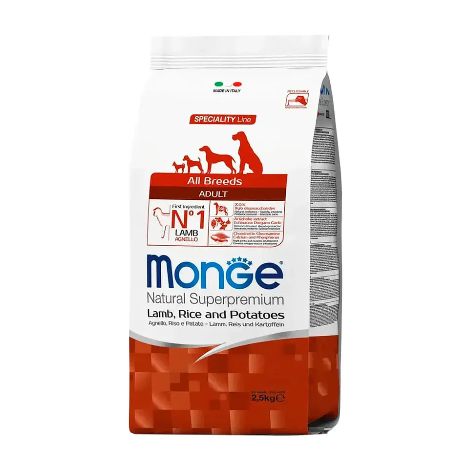 Monge Adulto All Breed Lamb 12K  1
