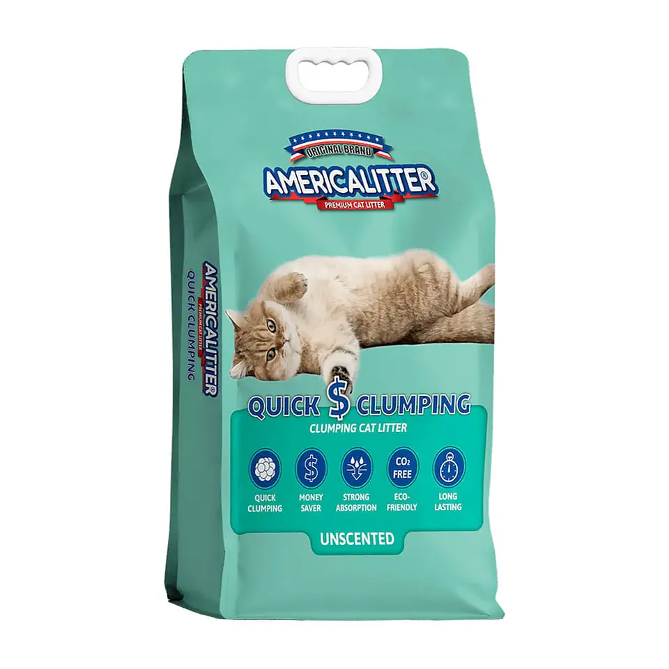 Americalitter Quick Clumping Sin Aroma 20k  1