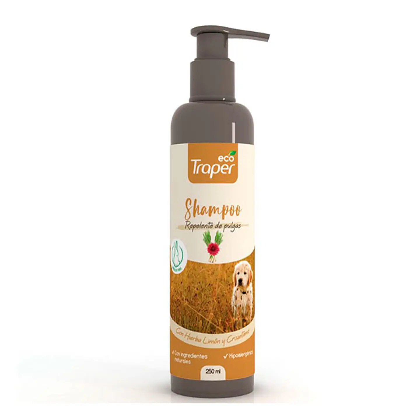 Shampoo Repelente de Pulgas Eco Traper 250ml  1