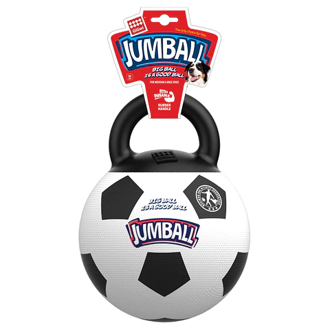 Pelota Jumball Handle White Black 