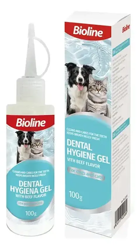 Gel Higiene Dental Sabor Carne Perro Y Gato 100Grs 
