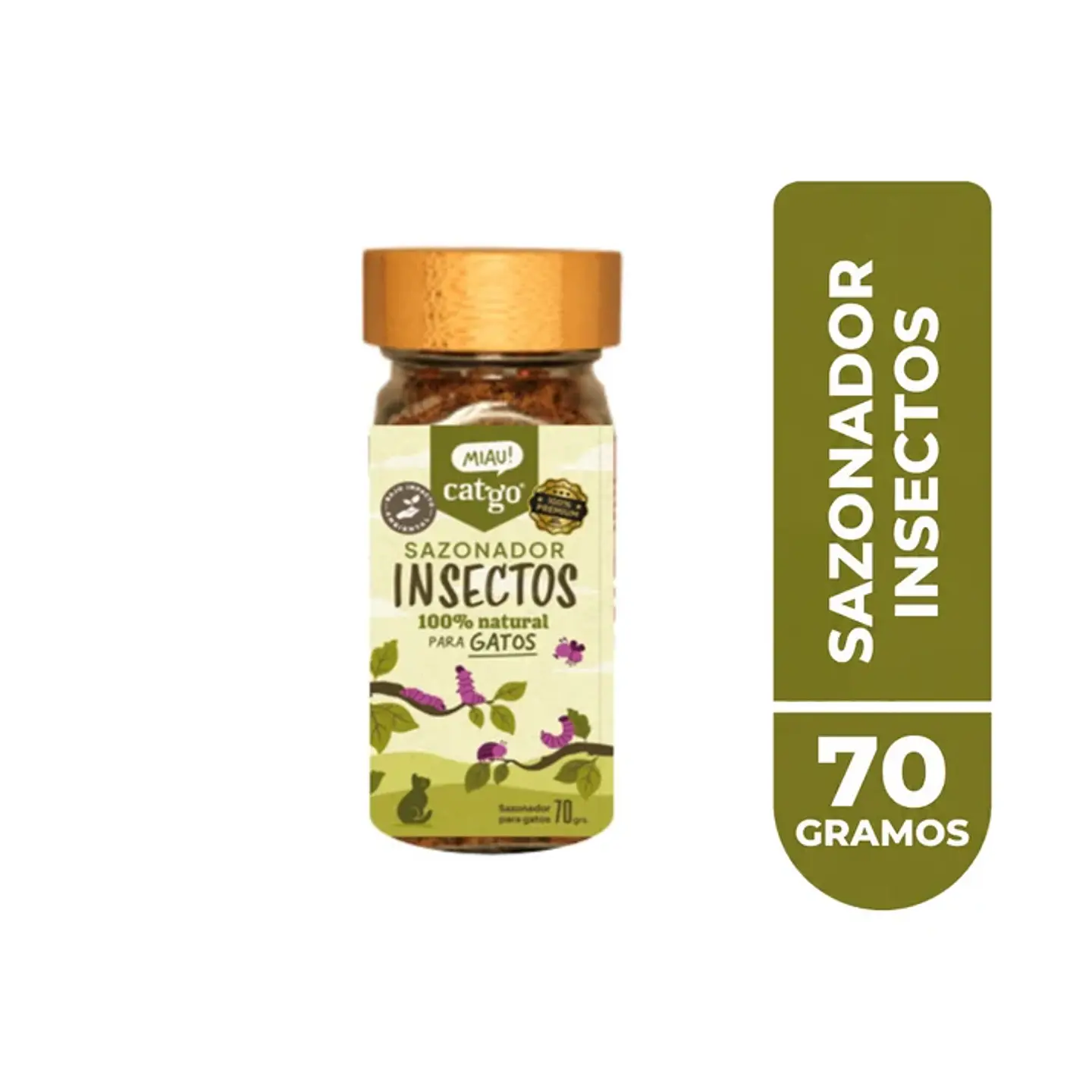 Sazonador Catgo Insectos 70g  1