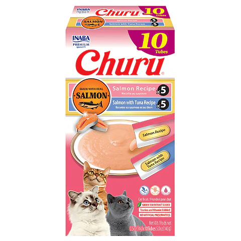 Churu Caja 10 unidades  Salmón y Atún