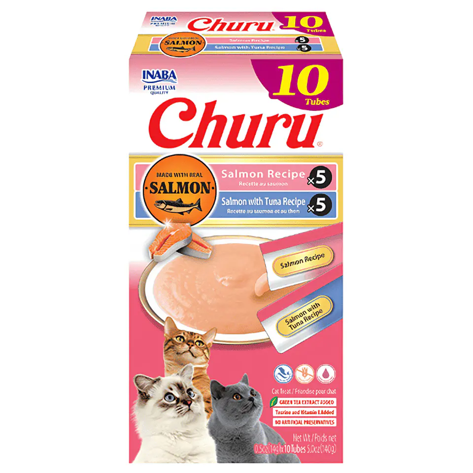 Churu Caja 10 unidades  Salmón y Atún 1