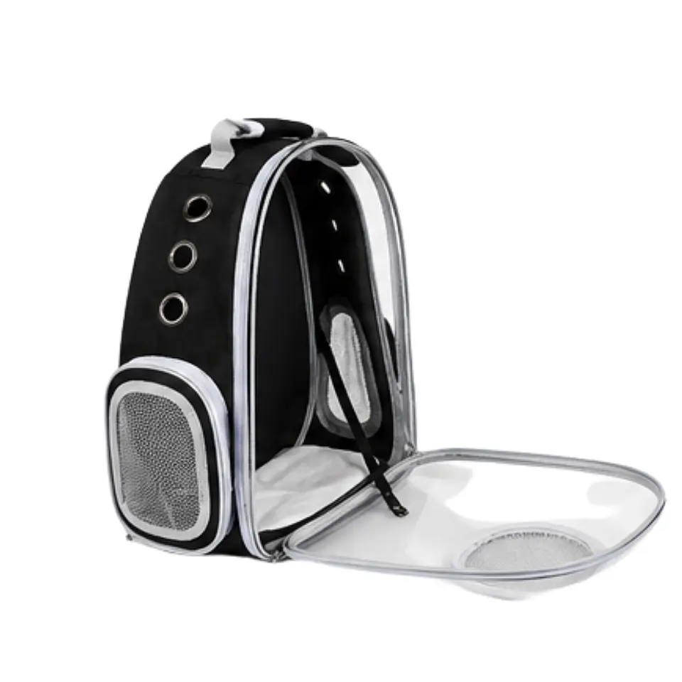 Mochila Capsula Transparente 33x27x42 cms  3