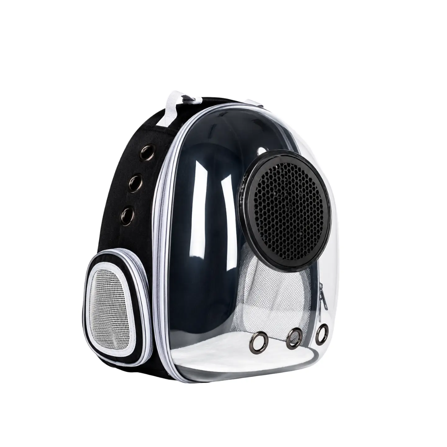 Mochila Capsula Transparente 33x27x42 cms  2
