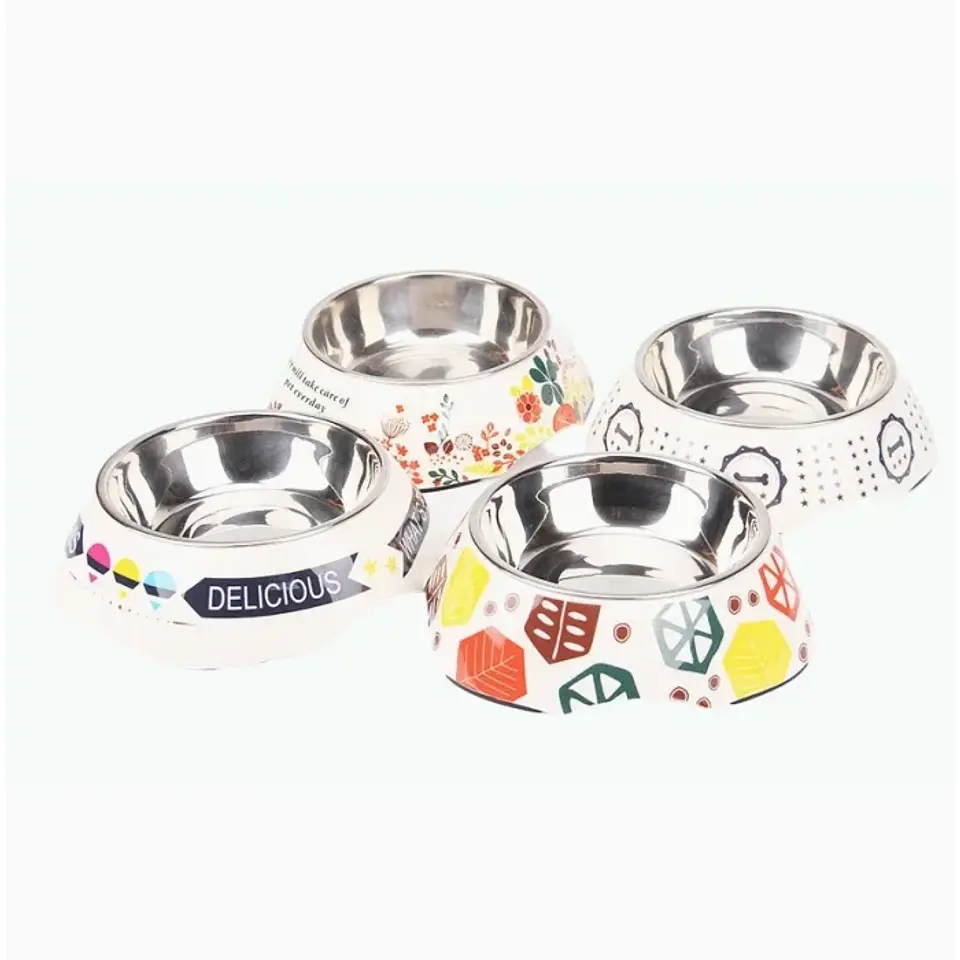 Plato Diseño Melamina Acero Inox 150 ml  1