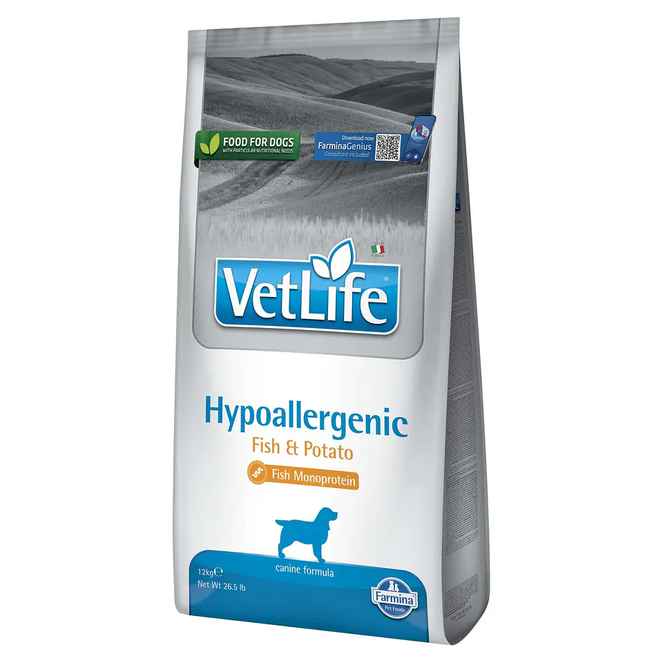 VetLife Canino Hipoalergénico Pescado 2K  1