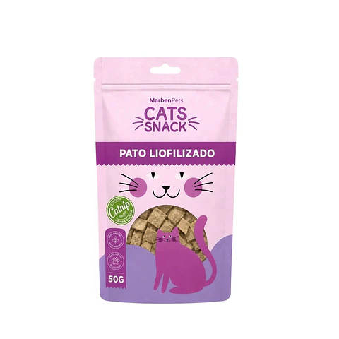 Snack Pato Liofilizado Con Catnip 50grs (Canjea 2000PB) 