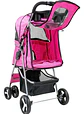 Coche Para Perro 4 Ruedas Rosado  - Miniatura 3