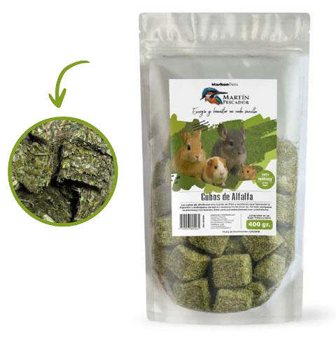 Cubos de Alfalfa 400 grs 